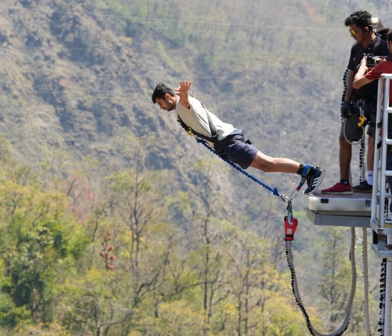 India's Highest Bungee Jumping (117m)