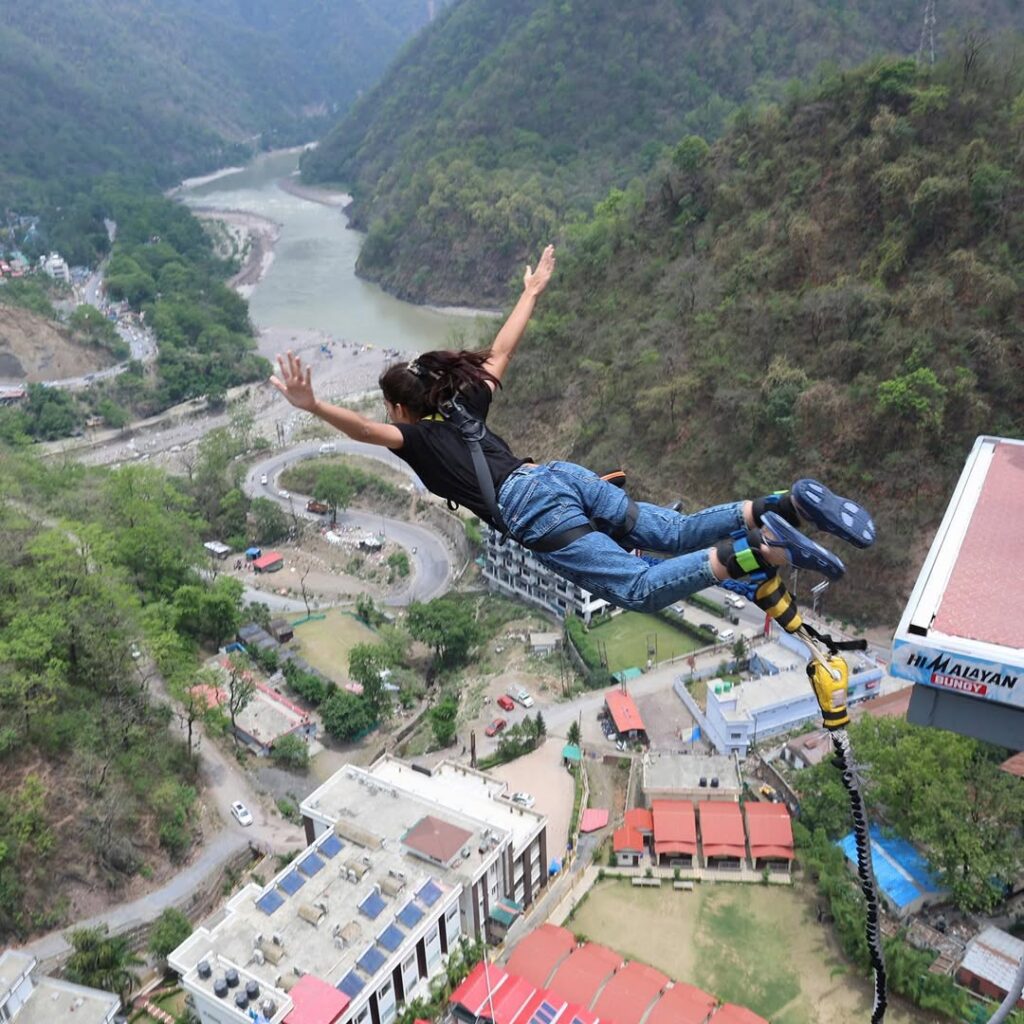 🏔️ Highest Bungee Jumping (150m) in Jim Corbett